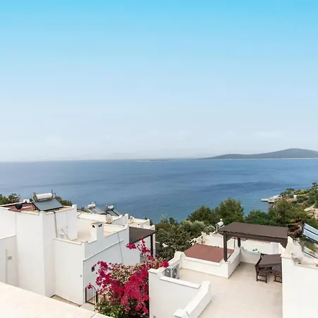 Sea View Duplex Private In Bodrum Gundogan